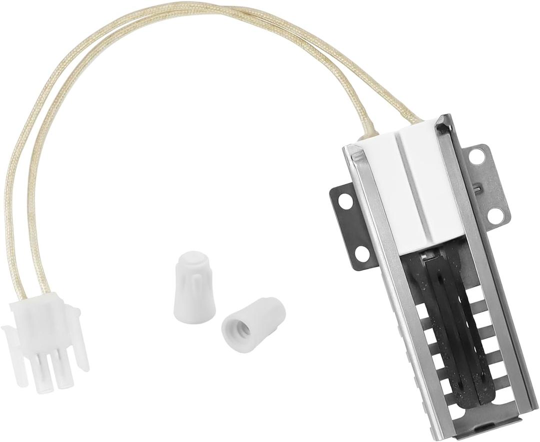 UpgradedWB13K21 Gas Range Oven Flat Igniter with Connector Plug, 5303935066 Oven Igniter for GE Hotpoint Kenmore Gas Stove, Replaceable IG9998 Norton-501a AP2020569 PS231280 WB13T10045 by Cenipar