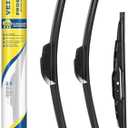 VEIGEIR 3 Pack Windshield Wiper Blades Compatible with Chevrolet Equinox 2018-2021, Front and Rear, 24" 18" 13"