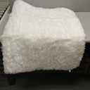 Ophanie 3x5 Rug, Bedside Preppy Dorm Area Rug, College Essentials Non Slip Ivory Small Carpets for Bedroom, Anti Slip Fluffy Living Room Rugs Home Decor Aesthetic, Nursery