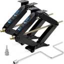 Kohree 9500lbs RV Stabilizer Jacks for RV Travel Trailer Camper, Set of 2, Heavy Duty Scissor Jacks Kit with Crank Handle and Drill Bit, Max Lifting Height 24"