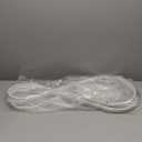 AJZLQA Led Dining Room Pendant Light, Linear Design Led Pendant Light Adjustable Height, Featuring an Irregular Ring-Shaped Light Strip, Dining Room, Living Room, Kitchen Linear Chandelier (White)