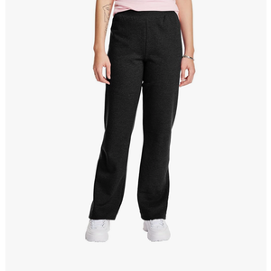 Hanes Women’s EcoSmart Fleece Petite Sweatpants, Open Bottom Sweatpants, Petite, 28.5'' S