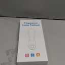 Fingerprint Cable Lock, Fridge Lock with Fingerprint Bluetooth APP Control, Smart Biometric Waterproof Child-Proof Refrigerator Locks for Kids & Adults Fridge French Door Cabinet Gate (Silver)