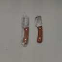 2PCS Multi Functional Premium Vegetable Peeler with Wooden Handle and Bottle Opener,Stainless Steel Blade Kitchen Tool for Fruit Apple Potato Pumpkin Papaya Carrot