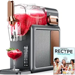 Slushie Machine 9-in-1, 88oz Frozen Drink Maker with EvenChill Technology, Rapid Cooling & Auto-Clean,Quiet Ice Slush Maker for Margaritas, Milkshakes, Frappés & Parties (Antique Bronze)