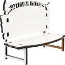 Tofficu Sublimation Blank Chair Ornament 7X2.7X1 Inches Wooden Heat Transfer Craft Accessory for Diy Memory Bench Decoration