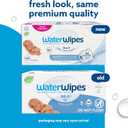WaterWipes Sensitive+ Newborn & Baby Wipes, 3-In-1 Cleans, Cares, Protects, 99.9% Water, Unscented & Hypoallergenic, 540 Count (9 Packs)