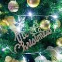 AWQ 66FT 200 LED Christmas String Lights Fairy String Lights Plug in 11 Modes Timer Function Waterproof Extendable with Remote Control for Indoor Outdoor Wedding Party Christmas Decor(Warm & White)