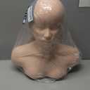 Esthetics Mannequin Head with Shoulders, Cosmetology Mannequin Head with Acupuncture Points, Soft PVC Mannequin Head for Facials Massage, Wigs Hat Display, Makeup Practice