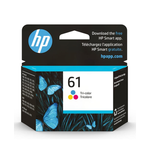 HP 61 Tri-color Ink | Works with DeskJet 1000, 1010, 1050, 1510, 2050, 2510, 2540, 3000, 3050, 3510; ENVY 4500, 5530; OfficeJet 2620, 4630 Series | Eligible for Instant Ink | CH562WN