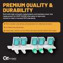 QPD Upgraded Water Inlet Valve Assembly for Samsung Washers (DC97-15459G) - Fixes Leaks, Filling Issues & Error Codes - Easy DIY Installation