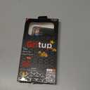 Gritup for Samsung Galaxy S24 Case: with 2Pcs Screen Protector, 360 Rotation Ring Holder Magnetic Kickstand Plating Gold Edge Soft TPU Shockproof Protective Cover for S24, Black