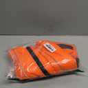 Lelepet Dog Winter Coat Waterproof Dog Jacket with Harness Built in Windproof Reflective Pet Coats for Dogs, Thermal Fleece Lined Coats for Cold Weather Walking Hiking, Orange, Small