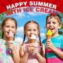 Ice Cream Maker Attachment for KitchenAid, Fits KitchenAid 4.5/5QT & 6QT Mixers, Frozen Ice Cream & Sorbet Gelato Maker, 2 Quart, White