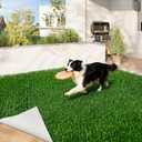 Artificial Grass Indoor Outdoor Turf Rug,4Ft x 6Ft Soft and Durable High Density Realistic Fake Grass Carpe,Pet-Friendly,Perfect for Patio,Lawn,Balcony,Weddings Photoshoot Backdrop