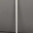 24-Inch Towel Bar Replacement Rod Spring End Wall Mount Replacement Towel Bar for Bathroom and Kitchen Towel Storage (1 piece)