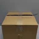 Tebery 15 Pack Glass Flask Liquor Bottle with Black Caps, 12OZ Drink Bottles for Beer Milk Beverage Perfume Oil Sauce Whiskey Soda Liquid