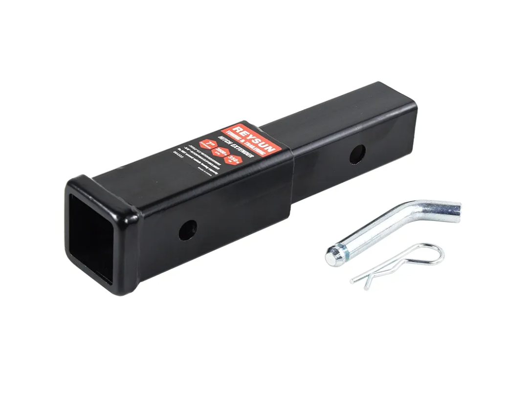 Receiver Tube 864333 Trailer Hitch Extender 7 inch Extension, Fits 2 inch Hitch Receiver, 3,500lbs G.T.W, Hitch Pin and Clip