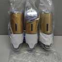 3 in 1 Wall Mounted Bathroom Shower Pump Dispenser and Organizer-Holds Shampoo, Soap, Conditioner, Shower Gel, for Bathroom Kitchen Hotel (Gold 3 Chamber)