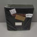 DECOMOMO Storage Bins, Cube Storage Bin with Labels, Fabric Storage Cubes for Shelves (10.5" x 11" / 6pcs, Black)