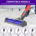 Upgrade Quick-Release Vacuum Direct Drive Head Replacement for Dyson V7 V8 V10 V11 V15Suitable for Hardwood Floor Carpets Attachment SV10 SV11 SV12 SV14 Replacement Part Electric Head Roller Brush