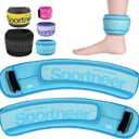Sportneer Ankle Weights 0.5/1/2/3/5 LBS 1 Pair Wrist Leg Arm Weights for Women Men Kids Child with Adjustable Straps, Strength Weighted for Jogging Running Walking Fitness Gym Workout (Blue)