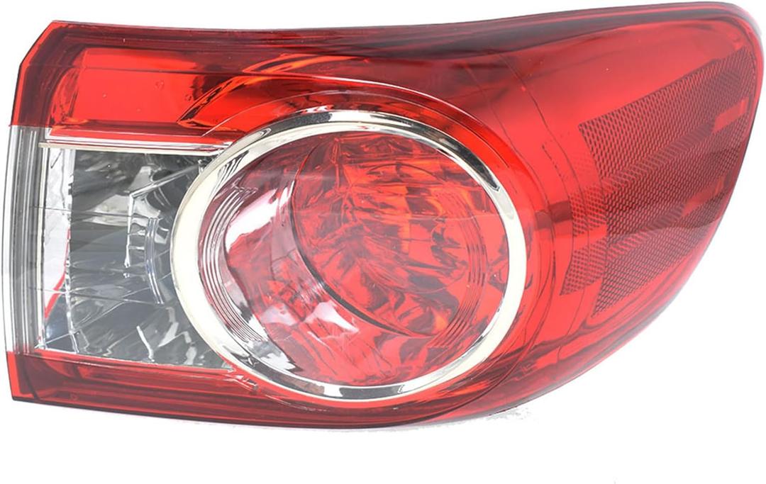 WFLNHB Right Side Tail Light Replacement for Toyota Corolla 2011 2012 2013 Rear Tail Light Lamp Assembly 8155002580 TO2805111 Passenger Side