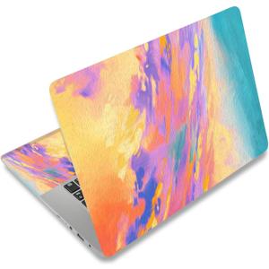 Laptop Stickers Decal,12 13 14 15 15.6 inches Netbook Laptop Skin Sticker Reusable Protector Cover Case For Toshiba Hp Samsung Dell Apple Acer Leonovo Sony Asus Laptop Notebook (Colorful Oil Painting)