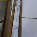 brisafe Full Length Stand Up Mirror on Wheels,75''95'',Large Tri-Fold Floor Mirror with Stand,Movable 3-Way Full Length Standing Mirror for Gym, Dance Studio, Fitness Room, and Home (White)