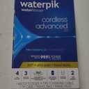 Waterpik Cordless Advanced 2.0 Water Flosser For Teeth, Gums, Braces, Dental Care With Travel Bag and 4 Tips, ADA Accepted, Rechargeable, Portable, and Waterproof, White WP-580, Packaging May Vary