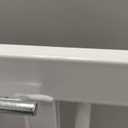 Baby Gate No Drilling, 29"-40" Auto Close Dog Gate Indoor for Doorways & Stairs, Pressure Mounted Adjustable Pet Gate, Easy Walk Through Child Gate for Children & Pets Stroller Friendly, White (29-40"Wide, 28"Tall)