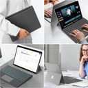 for Microsoft Surface Pro 11/10/9/8/X Keyboard, Bluetooth Wireless Magnetic Keyboard with Palm Rejection Touchpad, Rechargeable Battery, 7-Color Backlit, Pen Holder for Surface Pro 13inch