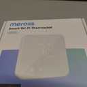 meross Smart Thermostat for Home, WiFi Thermostat Works with Matter, Alexa, Apple Home, Google Assistant, App & Voice Control, 7x24h Scheduling, Energy Saving, C-Wire Required (White)