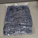 EMMIOL Womens Jean Skirt Stretch Casual 2026 Summer Short Dress Basic Fringed Slim Fit Denim Pencil Skirts (L)