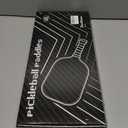 Carbon Fiber Pickleball Paddle, Carbon Fiber Surface (CFS) Pickle Ball Paddles with 16mm Honeycomb Core, Lightweight, Shock-Absorbing Paddle with Anti-Slip Grip, Ideal for Novice & Pro Players