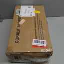 Corner Shower Caddy Tension Pole: Stainless Steel Rustproof 4-Tier Shower Organizer - 47-121 inch Adjustable Bathroom Shelves for Bathtub Shampoo Storage - Tension Rod Floor Standing Bath Rack