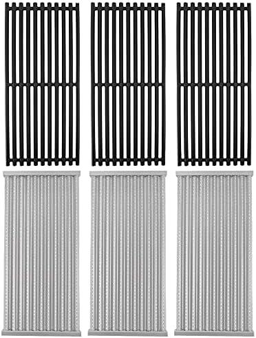 BQMAX 17" Cooking Grate & Grill Emitter Replacement Parts for Charbroil TRU Infrared 3 Burner Grill 463355220 463342420 463342620 463242515 463242516 463243016 for Charbroil Grill Replacement Parts