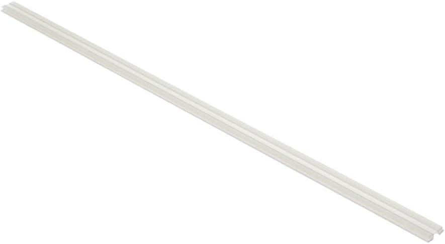 Plastic Hinges for Drum Shield Panels, Golf Cart Windshield Hinges, Clear Plastic Plastic Hinges for Plexiglass, 36 Inch |1 Piece