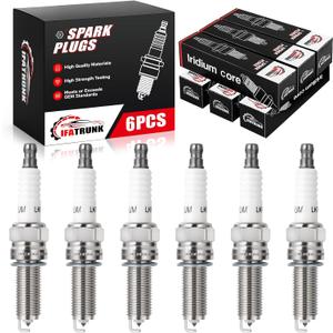 Iridium Spark Plugs 6 Pack XP5701 Compatible with Chrysler 200 300 Pacifica Town Country, Dodge Challenger Charger Durango Grand Caravan Journey, Ram 1500, Jeep Wrangler Grand Cherokee, BMW M3 M5 M6