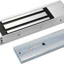 Electric Magnetic Lock 500KG 1200LBS Holding Force Electromagnet Lock 12V Fail Safe NC Mode Single Door for Access Control System