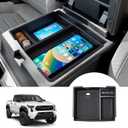 Autorder Center Console Organizer for 2024-2026 Toyota Tacoma Accessories Armrest Storage Box Secondary Insert Tray with Anti-Slip Mat