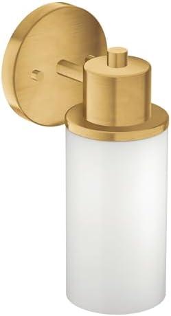 Moen DN0761BG Iso 1-Light Dual-Mount Bath Bathroom Vanity Fixture, Brushed Gold