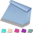 Metronic Poly Mailers 12x15.5 100 Pack, Medium Size Shipping Bags for Clothing, Strong Self-Seal Mailers Poly Bags Shipping Envelopes, Thick Mailing Bags Package Bags for Small Business, Light Blue, 12x15.5 100 pieces