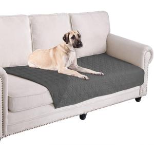 Ameritex Waterproof Dog Bed Cover Pet Blanket for Furniture Bed Couch Sofa Reversible (30x53 Inch (Pack of 1), black)