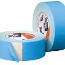 Shurtape DF 545 Double-Sided Carpet and Duct Tape, Sticks to Hardwood, Concrete, Tile and More, Natural with Blue Liner, 48mm x 33 Meters, 1 Roll (152496)