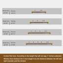Gold Curtain Rods for Windows 18-88 Inch,Adjustable Length 1 Inch Diameter Heavy Duty Curtain Rod for Bedroom/Kitchen/Dorm/Apartment/Door