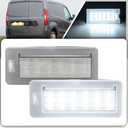 Led License Plate Light for 2015-2022 Ram ProMaster City Passenger Van Models Super Bright 6500K Xenon White Error Free Led Rear Tag Number Plate Lamps OEM 68263890AA 95509600