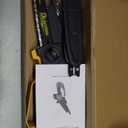 Cordless Mini Chainsaw Compatible with Dewalt 20V MAX Battery (NO Battery), 6 Inch & 8 Inch Small Electric Chainsaw Brushless, 2x 6'' + 2x 8'' Chains, Auto Oiler, Handheld Pruning Tree Saw (Yellw Black)