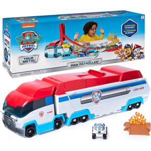 PAW Patrol, LaunchN Haul PAW Patroller, Transforming 2-in-1 Track Set for True Metal Die-Cast Vehicles, Kids Toys for Boys & Girls Ages 3 and Up