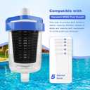 ATRACYPART Inline Pool Leaf Canister Compatible with Hayward W560 PoolVac Navigator Standard, Leaf Catcher Filter with Strainer Basket and 5 Skimmer Socks